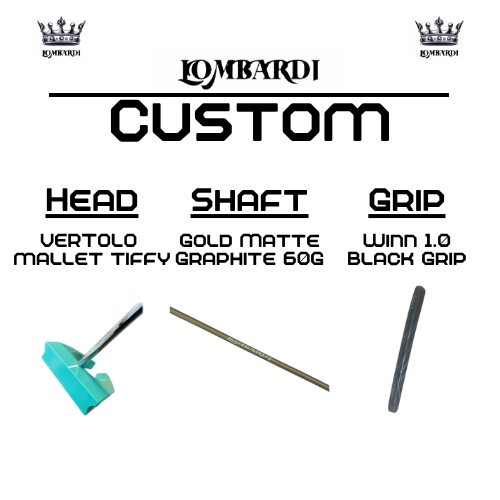 Lombardi Golf Custom Tiffy Vertolo Mallet Golf Putter