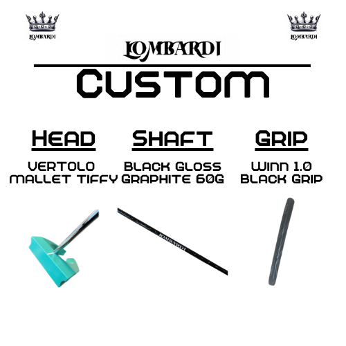 Lombardi Golf Custom Tiffy Vertolo Mallet Golf Putter