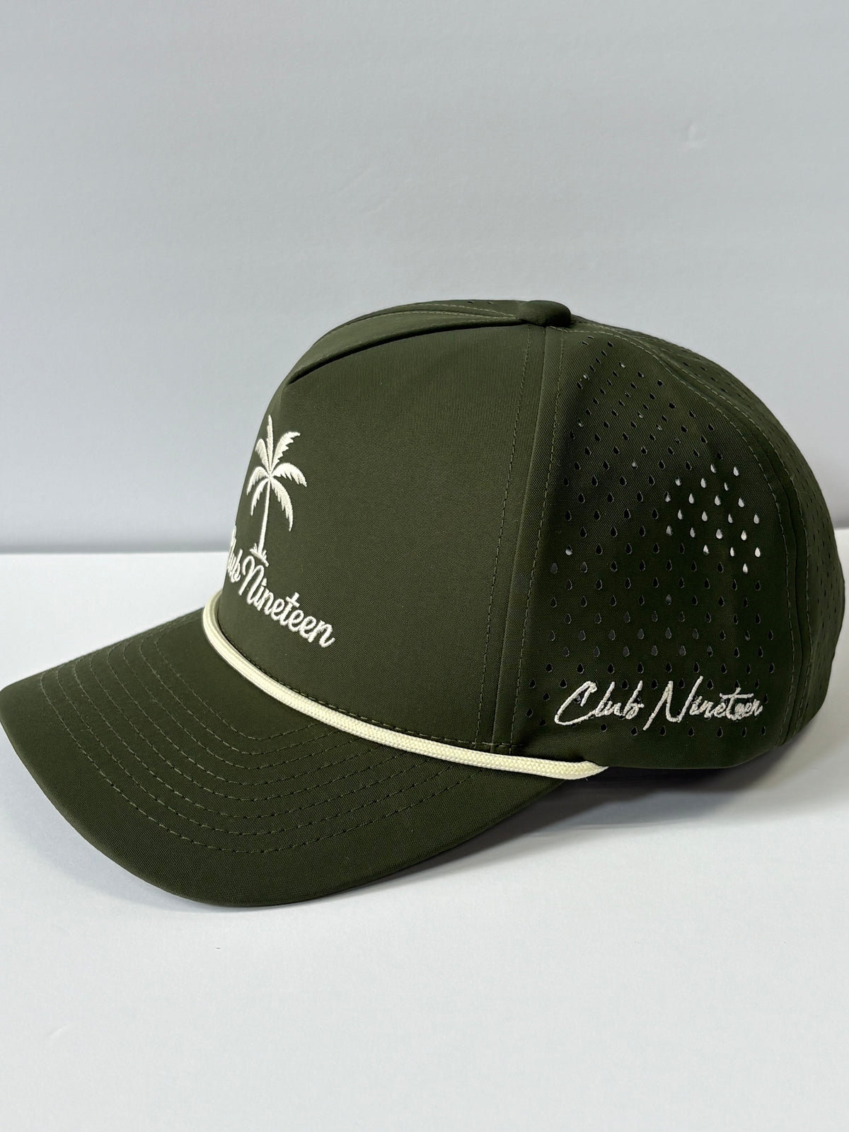Club Nineteen Tropical Logo Golf Hat