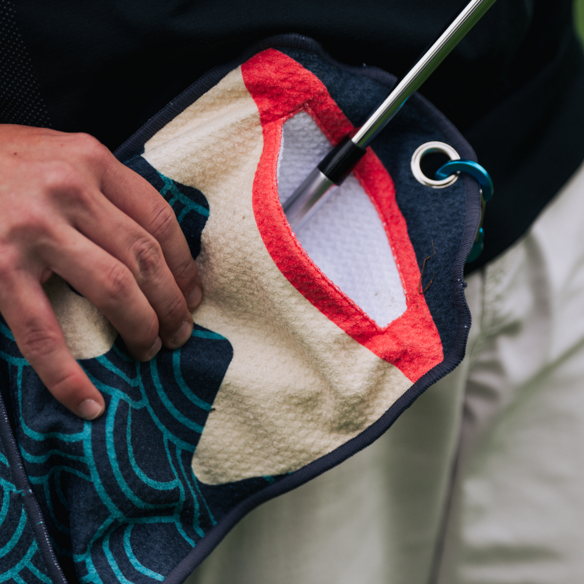 Koi Utility Towel (Blue)
