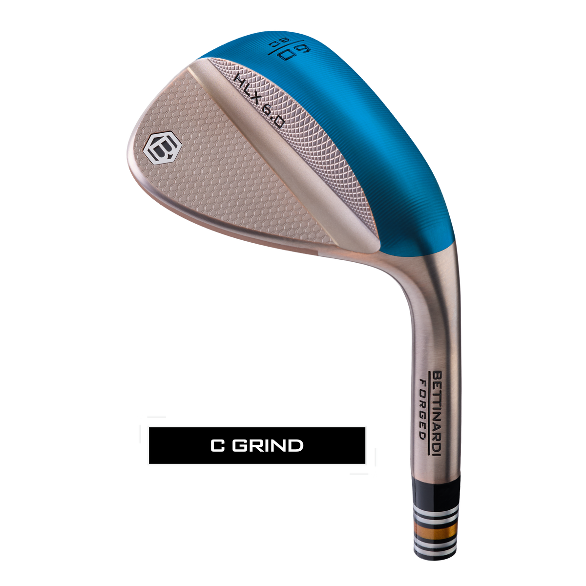Bettinardi HLX 6.0 Molten Copper PVD grind options