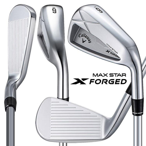 Callaway X Forged Max Star iron multi-angle stock image