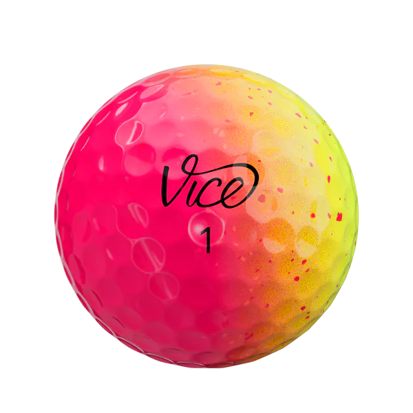 Vice Pro Neon Sunset- Dozen Golf Balls