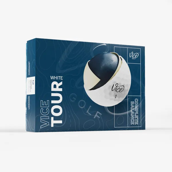 Vice Tour White Dozen Golf Balls